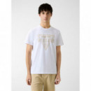 Camiseta con Logo de Triángulo de GUESS