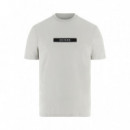 Camiseta Logo Cinta Parche de GUESS