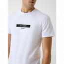 Camiseta Logo Cinta Parche de GUESS