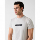 Camiseta Logo Cinta Parche de GUESS