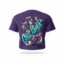 Girl Power Crop Top Purple  LINDA FAVELA
