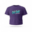 Girl Power Crop Top Purple  LINDA FAVELA