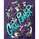 Girl Power Crop Top Purple  LINDA FAVELA