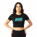 Girl Power Crop Top Black  LINDA FAVELA