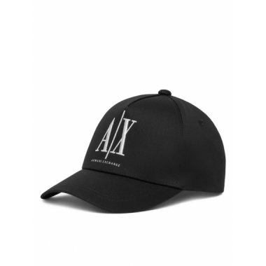 Gorra ARMANI EXCHANGE Negra Logotipo Bordado