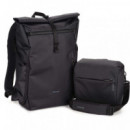 SHIMODA Mochila Side Street 28L Anthracite Starter Kit