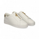 Talon Oro Deportivo Blanco  MICHAEL KORS