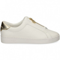 Talon Oro Deportivo Blanco  MICHAEL KORS