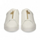 Talon Oro Deportivo Blanco  MICHAEL KORS