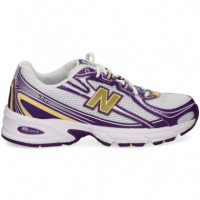 De`portivo Rejilla Violeta+blanco  NEW BALANCE