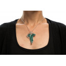 Réplica Broche/collar Hoja élfica (plata de Ley) el Señor de los Anillos  WETA WORKSHOP