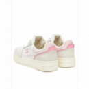 Sneaker TOMMY JEANS Retro Blanco Rosa