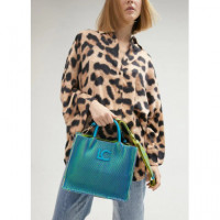 Bolsos Bolso LOLA CASADEMUNT Bandolera Rejilla Verde