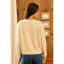 Jerséis y Sudaderas Jersey LA PETITE ÉTOILE Melie Ecru