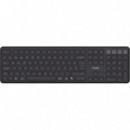 Teclado TRUST Vaiya Recargable Wireless BLUETOOTH Black