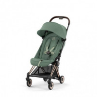 Silla de Paseo Coya Leaf Green Rosegold Frame  CYBEX