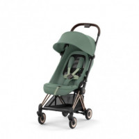Silla de Paseo Coya Leaf Green Rosegold Frame  CYBEX