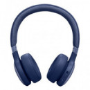 JBL Auricular Casco BLUETOOTH Live 670NC con Cancelacion de Ruido Azul