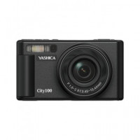 YASHICA Camara Foto Digital CITY100 Negra 13MPX 3X/4X Zoom