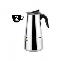 MUVIP Cafetera Portatil Italiana de Acero Inoxidable 2 Tazas