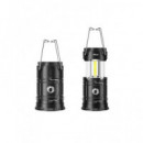 ELBAT Linterna Led Camping 2 en 1 con Gancho 280LM