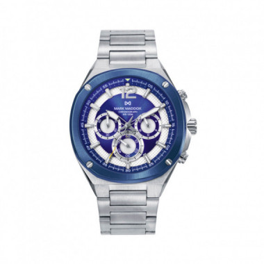 MARK MADDOX Crono Acero Ip Azul Brazalete Sr Mm HM1021-35