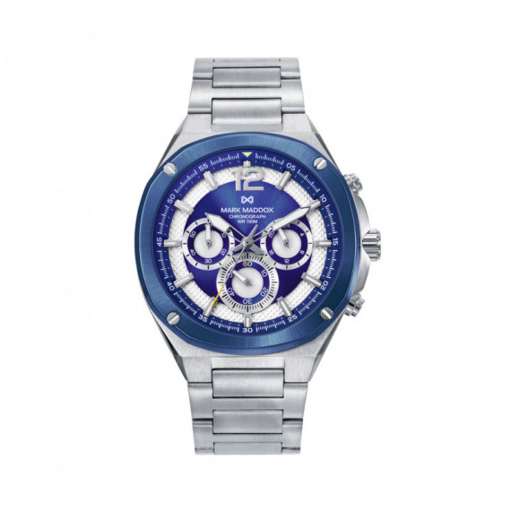 MARK MADDOX Crono Acero Ip Azul Brazalete Sr Mm HM1021-35