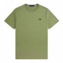 Camiseta de Cuello Redondo  FRED PERRY