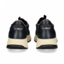 Deportivo Piel+calcetin Azul  HUGO BOSS