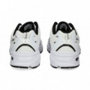 Deportivo Vivos+n Negro Malla Blanco  NEW BALANCE