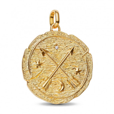 Charm Medall&oacute;n Grande Flechas Cruzadas 764084C01