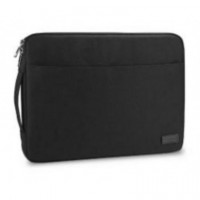Funda SUBBLIM Urban 15.6" Poliéster Bolsillo Frontal Asa de Transporte Negra (SUB-LS-0PS0101)