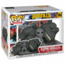 Funko POP Super Godzilla durmiendo con Godzila Minilla 1954