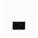 Bolsos Bolso TOPOLOGIE Flat Sacoche Small Black Tech Sateen
