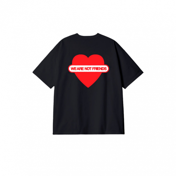 Camisetas Hombre Camiseta WE ARE NOT FRIENDS Union Love Boxy
