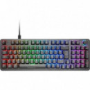 MARS GAMING Teclado Gaming Mkproyes Switch Amarillo