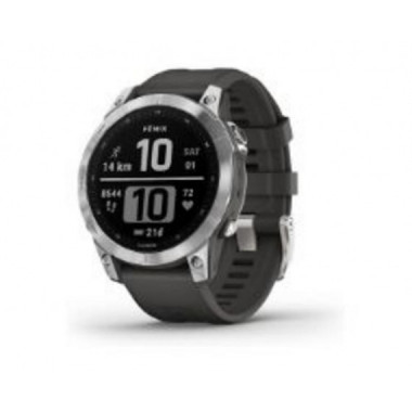 Smartwatch Garmin Fenix 7 Edici&oacute;n Est&aacute;ndar 47mm Plata (010-02540-01)