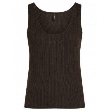 KARL LAGERFELD - Hotel Karl Waffle Tank Top - 2EP - B1W44007/2EP