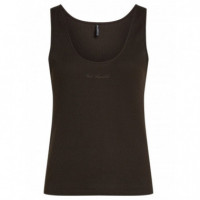 KARL LAGERFELD - Hotel Karl Waffle Tank Top - 2EP - B1W44007/2EP
