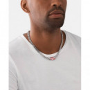 Collar DIESEL Plateado