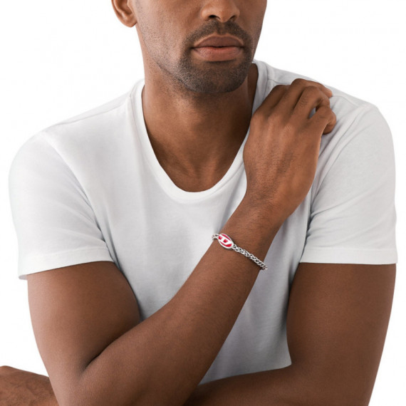 Pulsera DIESEL Plateada