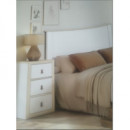 MESA DE NOCHE REF. 5010 MADERA BLANCO Y NATURAL