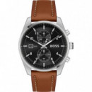 Reloj Skytraveller E/negra C/marron  BOSS