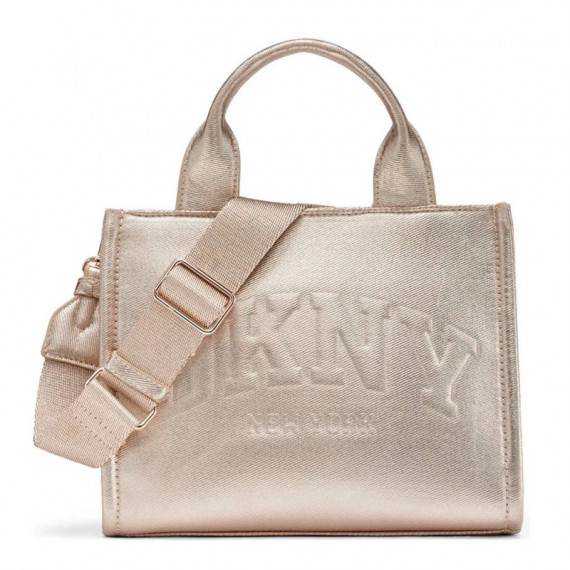 Bolso Hadlee Small Metallic Logo Tote  DKNY