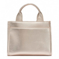 Bolso Hadlee Small Metallic Logo Tote  DKNY