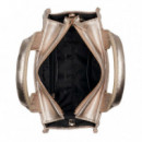 Bolso Hadlee Small Metallic Logo Tote  DKNY