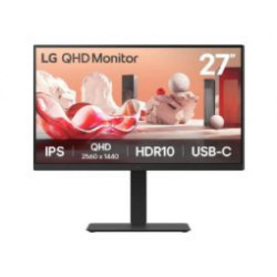 Monitor LG 27" IPS QHD Pivot Regulable Usb-c Dc (27BA75QB-B)