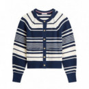 TOMMY HILFIGER - Co Cardi Stitch C-nk Ls Cardi - 0AA - F|WW0WW48795/0AA