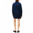 TOMMY HILFIGER - Th Script 1/2 Zip Terry Dress - C1G - F|WW0WW48432/C1G