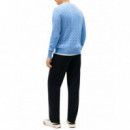 TOMMY HILFIGER - Classic Cotton Cable Crew Neck - DU6 - F|MW0MW33132/DU6